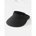 Travel Sun Visor Hat for Women with Roll-Up Design