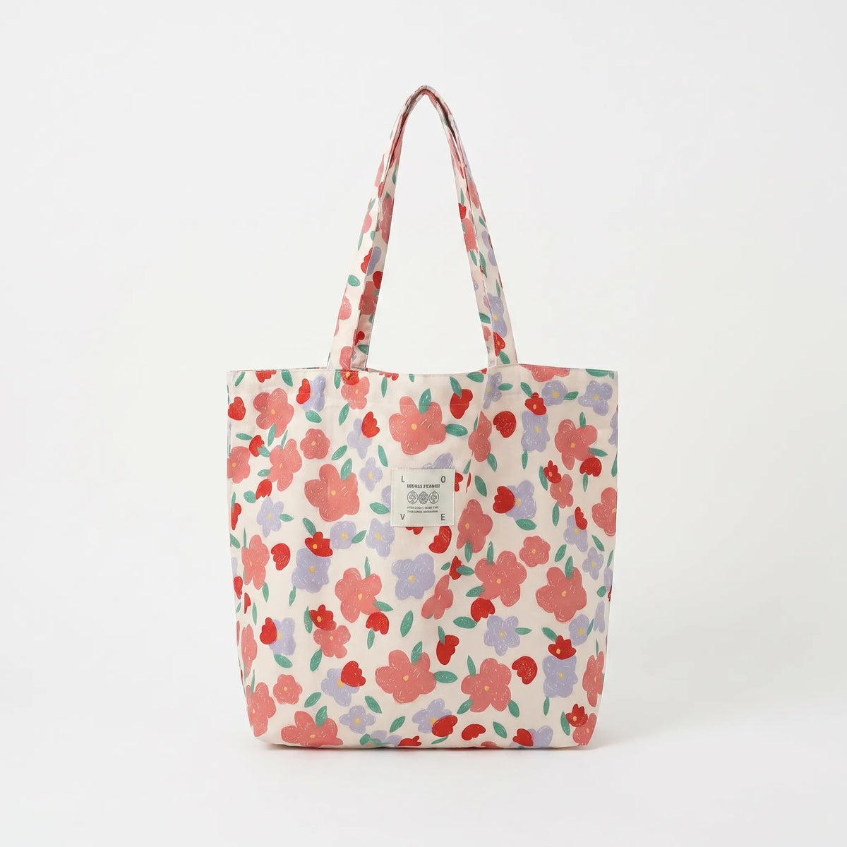 Soft Shoulder Tote Bag for Women with Print Design
