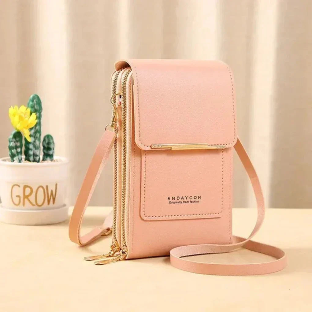 Phone Bag for Women with Strap and Touch Screen Access