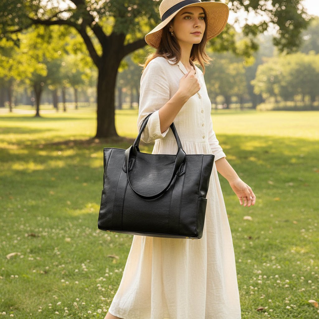 Sophisticated Vintage Shoulder Tote Bag for Women