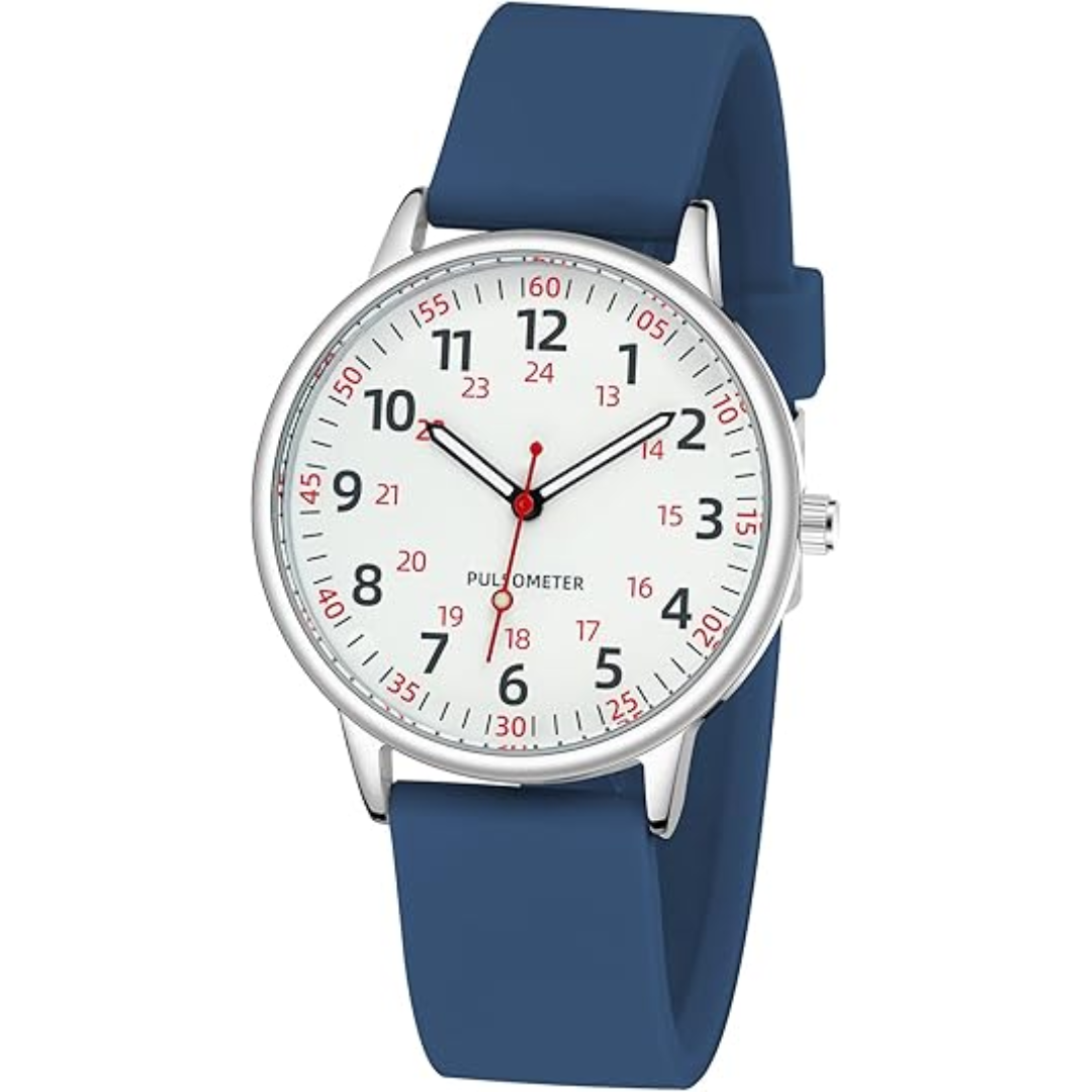 Silicone Band Waterproof Watch for Nurses - Women's Design