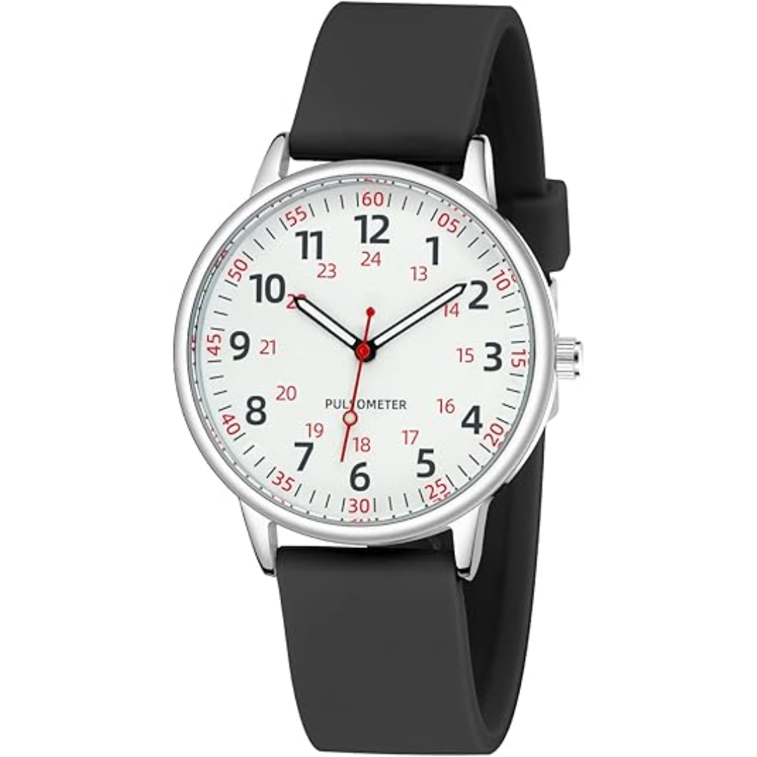 Silicone Band Waterproof Watch for Nurses - Women's Design