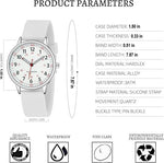 Silicone Band Waterproof Watch for Nurses - Women's Design