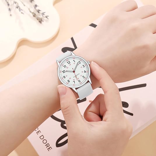Silicone Band Waterproof Watch for Nurses - Women's Design