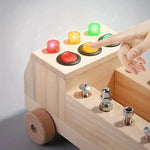 Wooden Activity Board for Kids - Enhancing Skill Development