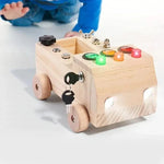 Wooden Activity Board for Kids - Enhancing Skill Development