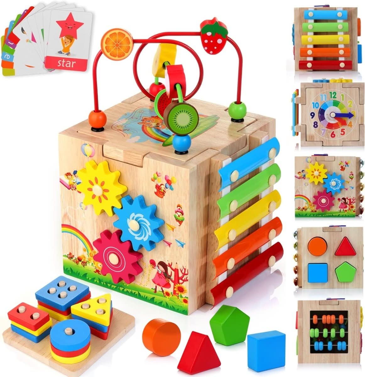Activity Cube for Kids – Multifunctional Toy for Early Learning