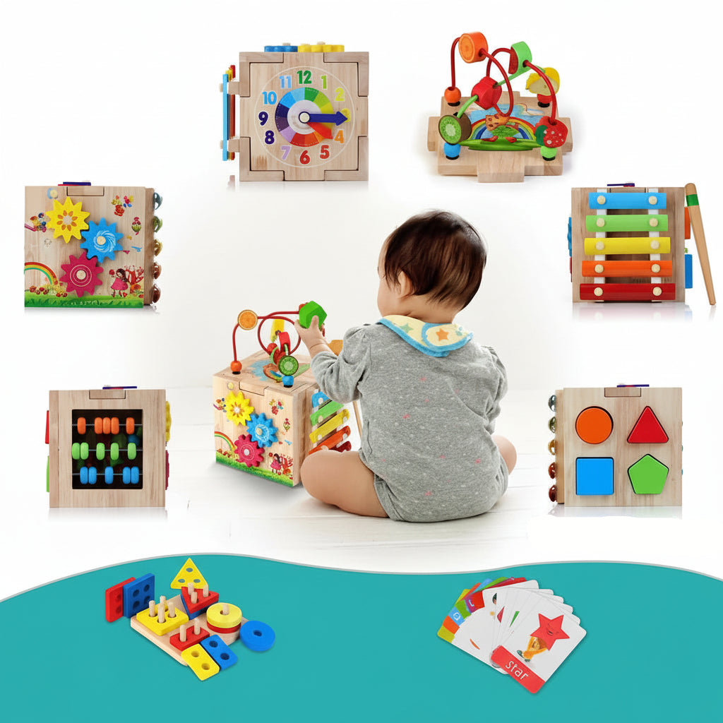 Activity Cube for Kids – Multifunctional Toy for Early Learning