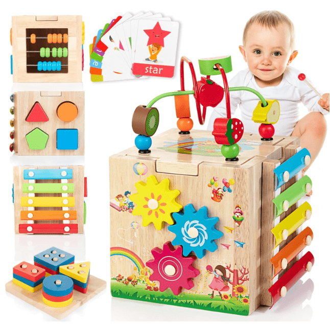 Activity Cube for Kids – Multifunctional Toy for Early Learning