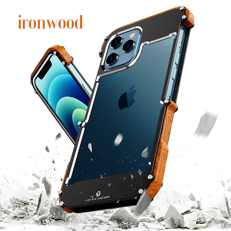 Natural Wooden Phone Case for iPhone - Durable and Stylish Protection