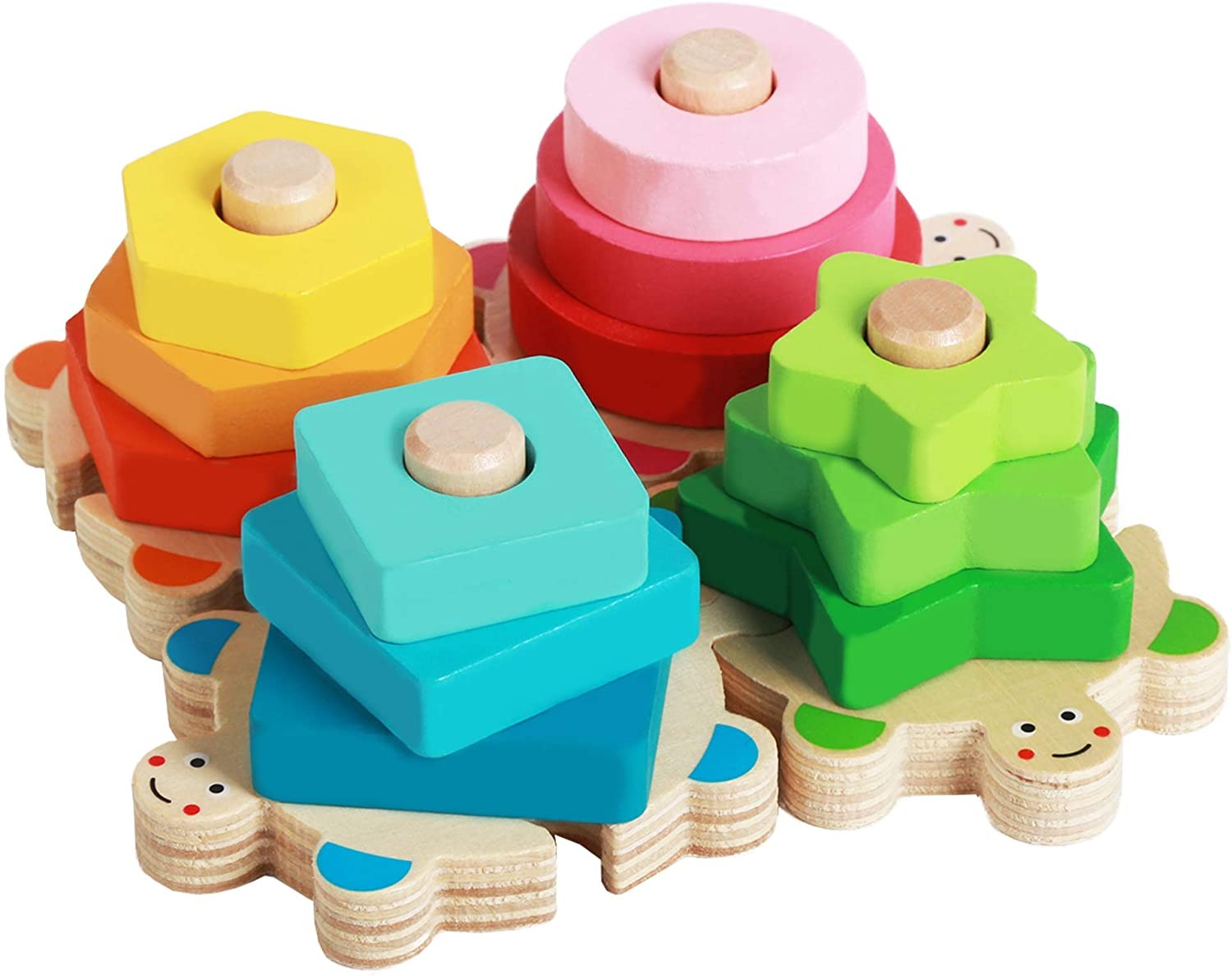 Montessori Stapelspiel für kreatives Lernen