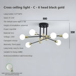 Kreative LED Hängeleuchte – Vintage Antik Gold Kronleuchter für Wohn- und Esszimmer