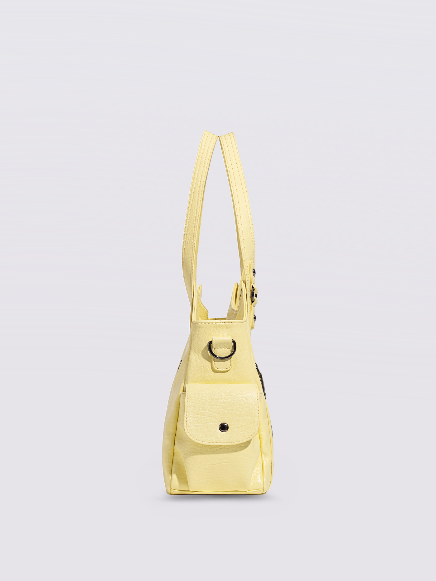 Stylische Handtasche mit mehreren Fächern und abnehmbarem Schultergurt