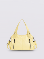 Stylische Handtasche mit mehreren Fächern und abnehmbarem Schultergurt