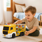 Transformierbare Rennstrecke mit 2in1 Autotruck und Fahrzeugen