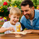 Rotierendes Lernspielzeug mit Saugnäpfen – Montessori inspiriert