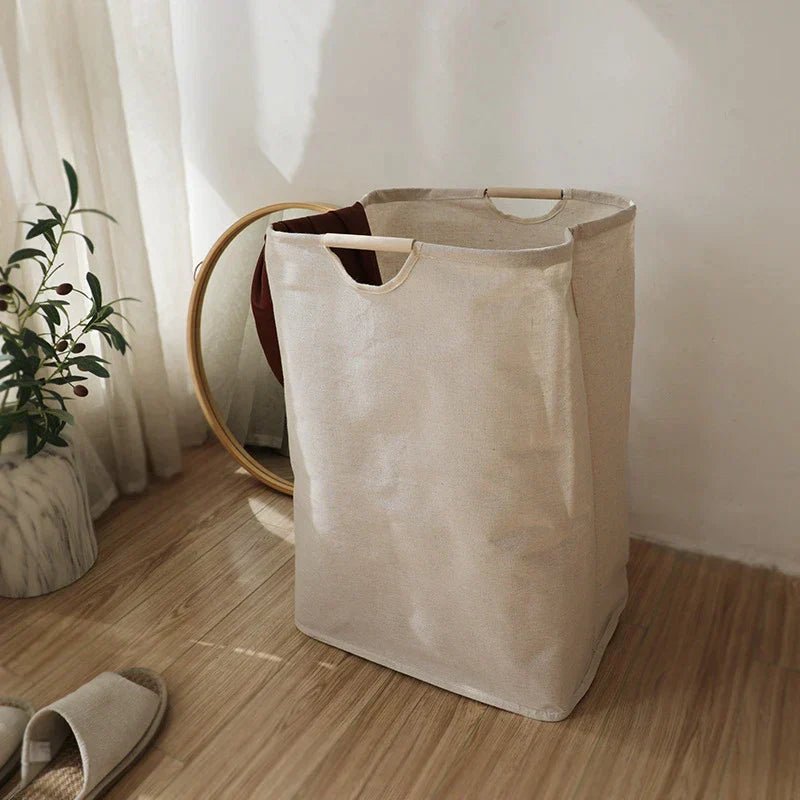 Stylish Foldable Laundry Hamper in Asian Design