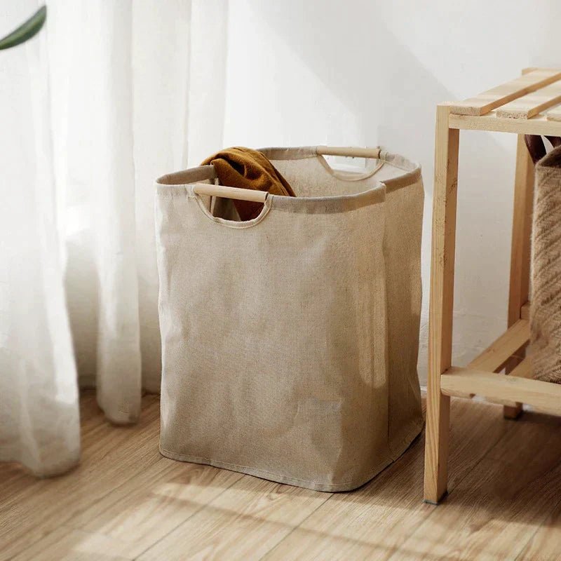 Stylish Foldable Laundry Hamper in Asian Design