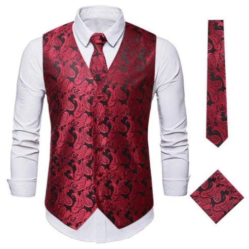 Stylish Men's Vintage Look Waistcoat – Elegance and Comfort