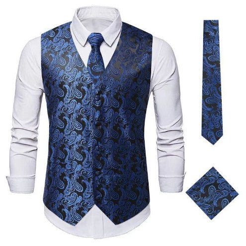 Stylish Men's Vintage Look Waistcoat – Elegance and Comfort