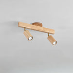 NaturaGlow – Elegant Wooden LED Ceiling Spotlight for Every Room