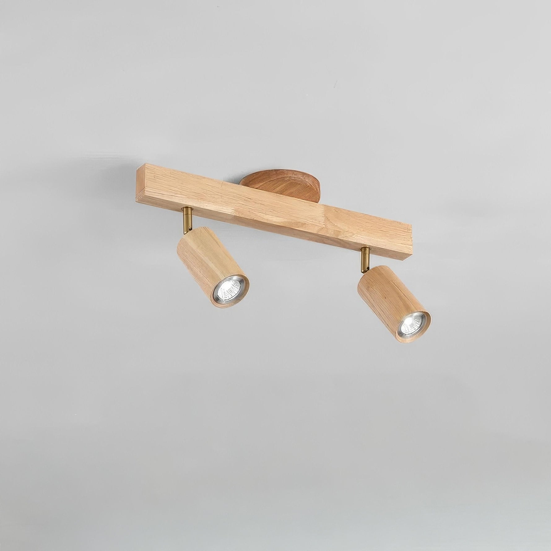 NaturaGlow – Elegant Wooden LED Ceiling Spotlight for Every Room
