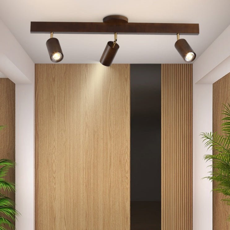 NaturaGlow – Elegant Wooden LED Ceiling Spotlight for Every Room
