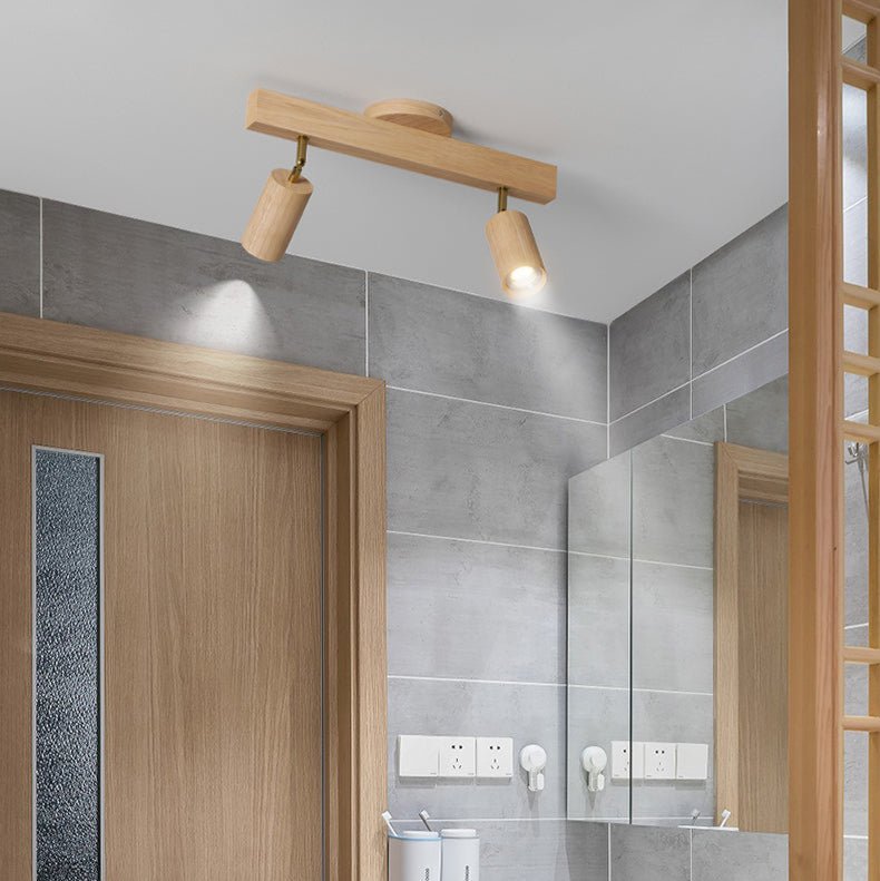 NaturaGlow – Elegant Wooden LED Ceiling Spotlight for Every Room